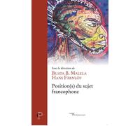 Position(s) du sujet francophone - Buata Bundu Malela - Cerf - broché - Essai