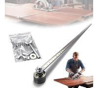 Positioning Calipers for Precise Measurements and Easy Wood Cutting, Upgrade Stainless Steel Precision Cutting Guide, for Furniture Making & Wood Processing (80cm,Single bearing)