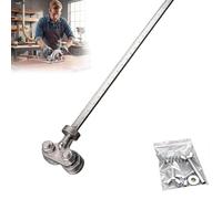 Positioning Calipers for Precise Measurements & Easy Wood Cutting, Stainless Steel Cutting Guide for Circular Saws, Adjustable Guide Rail (Double-Axis,60cm/23.63in)