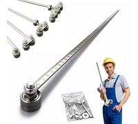 Positioning Calipers for Precise Measurements & Easy Wood Cutting, Stainless Steel Precision Cutting Guide Adjustable Guide Rail for Circular Saws, Furniture Making (60cm/23.63in,Single-Axis)