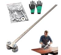 Positioning Calipers for Precise Measurements Easy Wood Cutting, Stainless Steel Precision Cutting Guide for Circular Saws, Adjustable Precision Caliper Guide Furniture Making