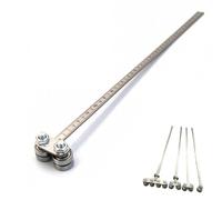 Positioning Calipers for Precise Measurements & Easy Wood Cutting, Stainless Steel Precision Cutting Guide for Circular Saws, Adjustable Guide Circular Saw (Double bearing 23.63in)