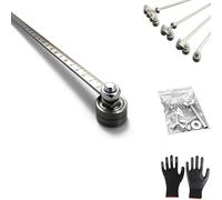 Positioning Calipers for Precise Measurements & Easy Wood Cutting, Stainless Steel Precision Cutting Guide for Circular Saws, Adjustable Precision Caliper Guide (Single-Axis,60cm/23.62in)