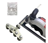 Positioning Guide - Adjustable Measuring Rail for Circular Saws | Aluminum Alloy Gauge with Precision Scale, Cutting Alignment Tool for Woodworking Metal Construction Improvement, Stainless Steel