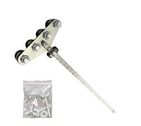 Positioning Guide - Measuring Gauge, Circular Saw Cutting Guide for Woodworking, Carpentry, Metal Projects, Industrial And Construction Use - Stainless Steel Precision Tool With Single, Double