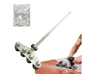 Positioning Guide - Measuring Gauge Tool, Circular Saws Cutting Rail, Precision Adjustment System, Ensures Straight Accurate Cuts, Home Improvement Tools, 60cm Aluminum for Woodworking Carpentry