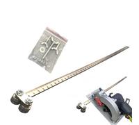 Positioning Ruler - Adjustable Metal Measuring Gauge, Stainless Steel Cutting Rail | Precision Woodworking Alignment Metric Toolset, Carpenter Measuring Calibration Track Assembly Module