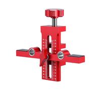 Positionner D'installation De La Porte Du Cancer -300g Apprentissage De Forage Armoire Réglable Flexible En D'aluminium | Modèle D'assemblage De Porte De Cancer Double Forage Jig 8-40 Mm Pour