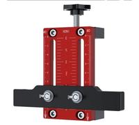 Positionner D'installation de Porte de L'armoire Gabarit de montage porte d'armoire réglable, outil d'ouverture trou positionnement rapide, alliage d'aluminium for le travail du bois(2PCS)
