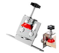 Positionneur de montage - Pièce d'alignement rapide en acier, bloc de perçage de trou de tasse, cadre de fixation de porte d'armoire | Gabarit d'alignement pour le travail du bois, rénovation de cuisi