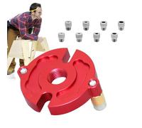 Positionneur de perçage de trous droits, kit de gabarit de chevilles - Localisateur de guide de perçage vertical central portatif | Outils précis de positionnement de perforateur pour le travail du bo