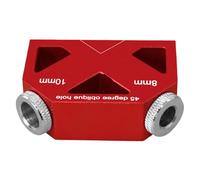 Positionneur de perçage vertical précis pour le travail du bois avec construction en métal qui garantit un placement précis des trous et un guide métallique durable