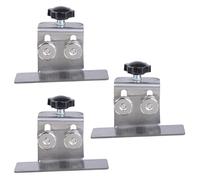 Positionneur de porte pour installation d'armoire, gabarit de montage réglable en acier inoxydable, outil de travail du bois