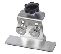 Positionneur de porte pour installation d'armoire, gabarit de montage réglable en acier inoxydable, outil de travail du bois