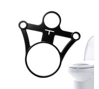 Positionneur de pose de WC Avec boucle de préhension, cadre imprimé en 3D, | gabarit d'alignement du trou de WC pour rénovation de salle de bains, construction, plomberie,