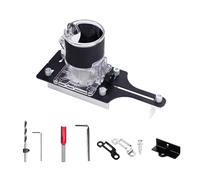 Positionneur de rainurage intégré - Base en acier au carbone avec couvercle - Précision réglable pour armoires artisanales