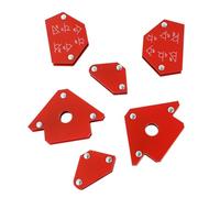 Positionneur de Soudage Angulaire Aimanté, Support Rouge Multi-angle | Aimants Puissants, Format Compact, Usage Flottant ou Suspendu, Pratique pour Soudage Simple en Atelier