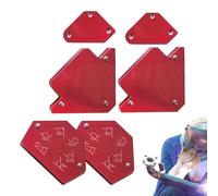 Positionneur de soudage magnétique - Kit de support de soudure triangulaire, design accrocheur pour l'installation de tuyaux, pièce de disposition de marquage, outil auxiliaire de soudage avec aimant