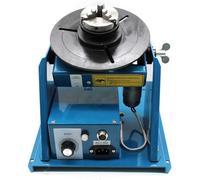 Positionneur de soudage rotatif 10 kg, plateau tournant 0-90° avec mandrin à 3 mâchoires, 2-16 tr/min 20 W Machine de positionnement portable pour couper meulage assemblage test