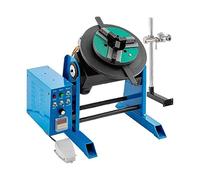 Positionneur de soudage rotatif 30KG 0-90º plateau tournant Table d'inclinaison à vitesse continue Machine de positionnement de soudage annulaire à trois mâchoires