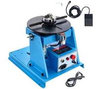 VEVOR Positionneur de soudage rotatif 10 kg, table tournante de positionnement 0-90° mandrin de tour à 3 mâchoires, machine de position portable 1-12 tr/min 20 W pour couper, meuler, assembler, tester