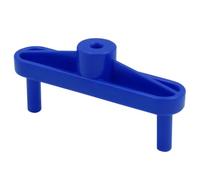 Positionneur de Trous de Menuisier Abs Bleu pour Marquage Précis sur Bois | Perçage sur Chant et Surface, Outil de Traçage pour Atelier, Format Compact