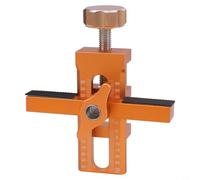 Positionneur d'installation de porte d'armoire en alliage d'aluminium Kit d'outils de porte d'armoire Gabarit de positionnement réglable avec dispositif de rebond de foret pour la plupart des portes