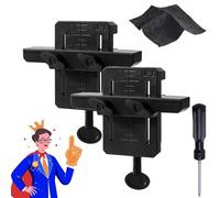 Positionneur d'installation de porte d'armoire, gabarit de quincaillerie d'armoire en alliage d'aluminium, localisateur de montage de porte d'armoire, gabarit polyvalent pour le travail du bois (2