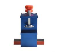 Positionneur d'installation de porte d'armoire réglable pour le travail du bois, gamme de serrage de 0 à 30 mm, gabarit de quincaillerie en alliage d'aluminium avec design protecteur