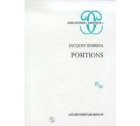 Positions Jacques Derrida (Auteur)