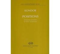 Positions Pour Baryton Et Clarinette / Recueil