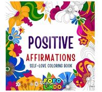 Positive Affirmations: Bold and Easy Inspirational Confidence Coloring Book: Words of Encouragement in Large-Print Designs for Women, Teens & Adults