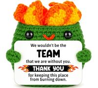 Positive Crochet Dumpster Raging Fire Boss Appréciation Cadeau Chef | Cadeau amusant pour chef d'équipe de reconnaissance des patrons pour femme et homme superviseur, remerciement