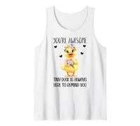Positive Duck You're Awesome Ducks Support Emotional Duckies Débardeur