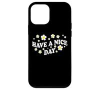 Positive Floral Daisy Flower, Inspirational, Have a Nice Day Coque pour iPhone 12 Mini