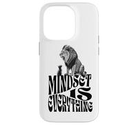 Positive Mindset Everything Inspirational Motivational Quote Coque pour iPhone 14 Pro