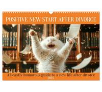 Positive new start after divorce (Wall Calendar 2027 DIN A3 landscape), CALVENDO 12 Month Wall Calendar: A beastly humorous guide to a new life after divorce