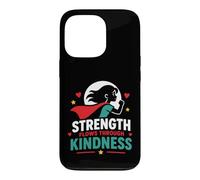 Positive Quote Woman Strength Flows Through Kindness Coque pour iPhone 13 Pro