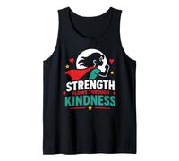 Positive Quote Woman Strength Flows Through Kindness Débardeur