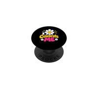 Positive Self Love Girl Queen Motivation I Celebrate Me PopSockets PopGrip Adhésif