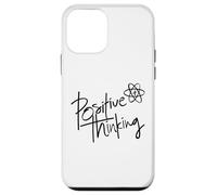 Positive Thinking Sign Think Like a Proton Be Positive Quote Coque pour iPhone 12 Mini
