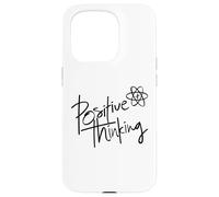 Positive Thinking Sign Think Like a Proton Be Positive Quote Coque pour iPhone 15 Pro