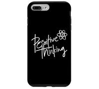 Positive Thinking Sign Think Like a Proton Be Positive Quote Coque pour iPhone 7 Plus/8 Plus