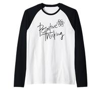 Positive Thinking Sign Think Like a Proton Be Positive Quote Manche Raglan