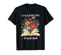 Positive Vibe C'est Le Bon Moment pour Lire Un Livre pour Les Amateurs de Fleurs T-Shirt