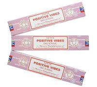 Positive Vibes Lot de 3 paquets de bâtonnets d'encens