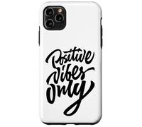Positive Vibes Only T-Shirt, Inspirational Quotes Graphic Coque pour iPhone 11 Pro Max