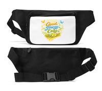 Positive Vibrations and Natural Beauty Sac banane unisexe Noir