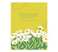 Positively Green Greeting Cards: Appreciation - Kind thoughts, kind words, kind deeds (Pack of 6)