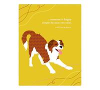Positively Green Greeting Cards: Birthday - Someone is happy simpy because (Pack of 6)